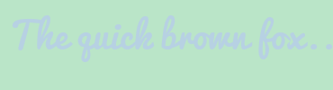 Image with Font Color B7D1E3 and Background Color BAE5C8